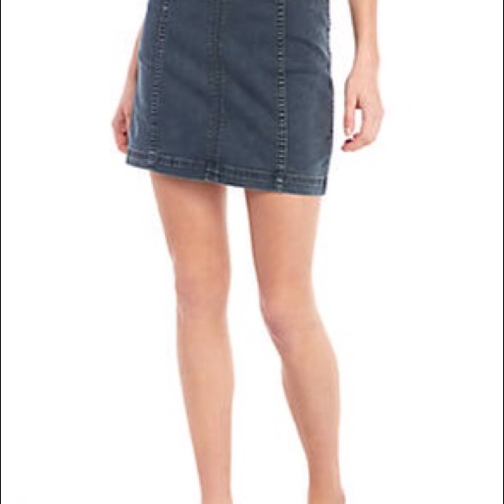 Free People | Denim Mini Skirt